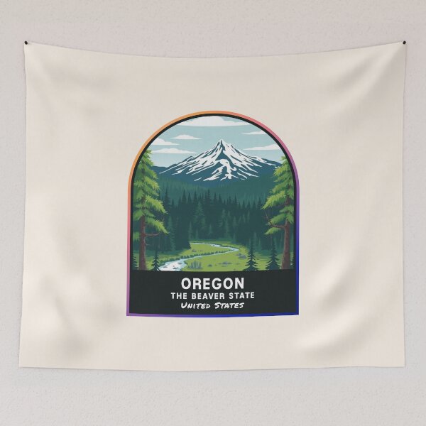 Artikelvorschau, Oregon (OR), Bundesstaat der Vereinigten Staaten von Amerika entworfen und verkauft von PinkandP.