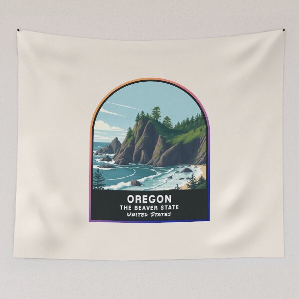 Artikelvorschau, Oregon (OR), Bundesstaat der Vereinigten Staaten von Amerika entworfen und verkauft von PinkandP.