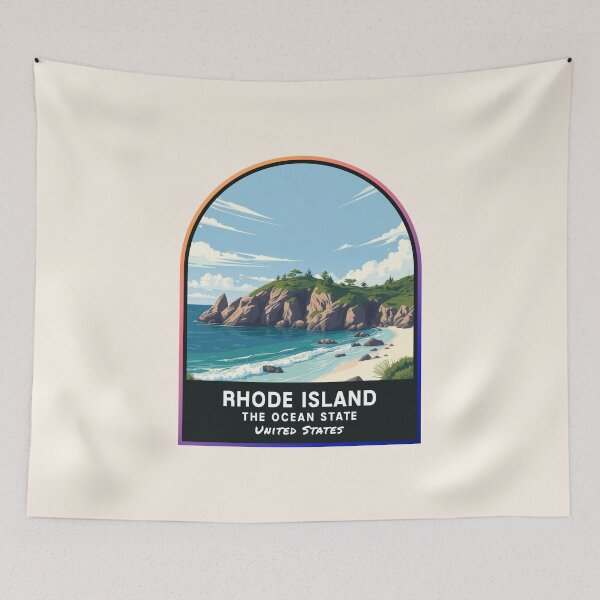 Item preview, Rhode Island (RI), State of the United States of America designed and sold by PinkandP.