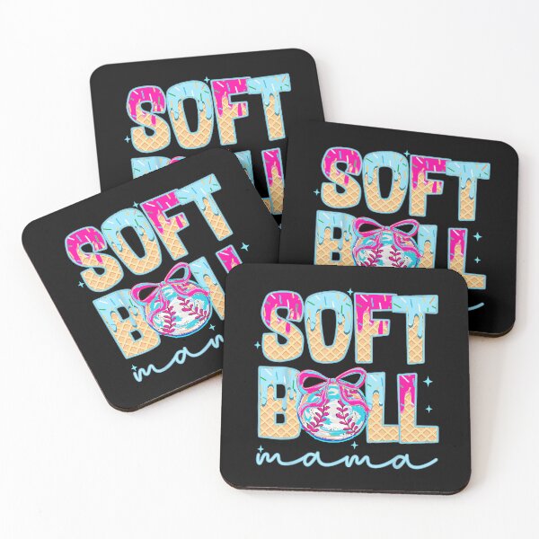 Item preview, Coquette Mama Softball Drip Ice Cream Happy Mother's Day designed and sold by Filek-mable.