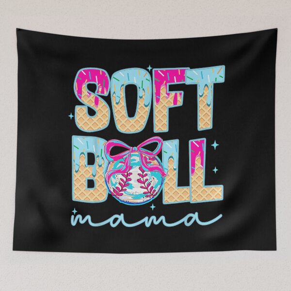 Item preview, Coquette Mama Softball Drip Ice Cream Happy Mother's Day designed and sold by Filek-mable.