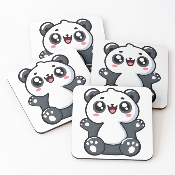 Item preview, Happy Kawaii Panda – Cute and Playful Cartoon Design designed and sold by KatelynMitalski.