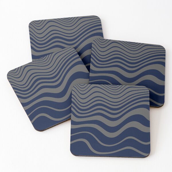 Item preview, Blue and gray abstract stripes. designed and sold by OmikronStore.