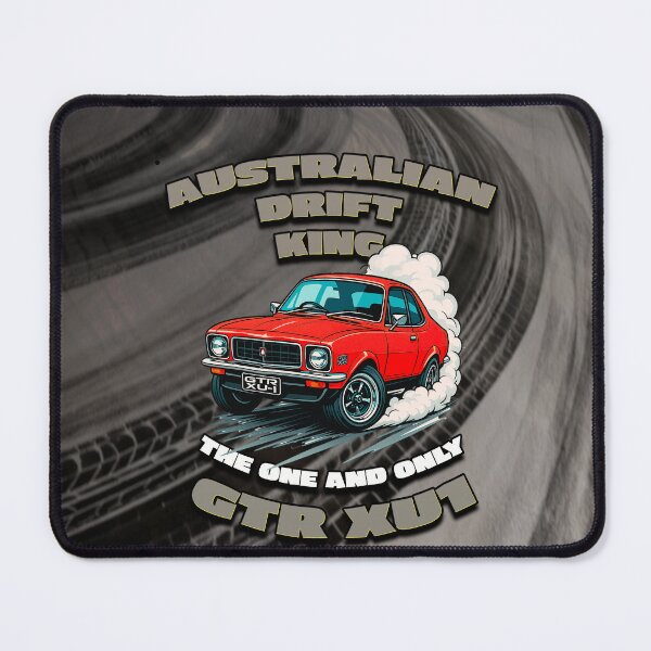 Item preview, Australian Drift King – GTR XU1 Muscle Car (Cartoon Style) Midnight Skid Edition designed and sold by Michael van der Hoorn.