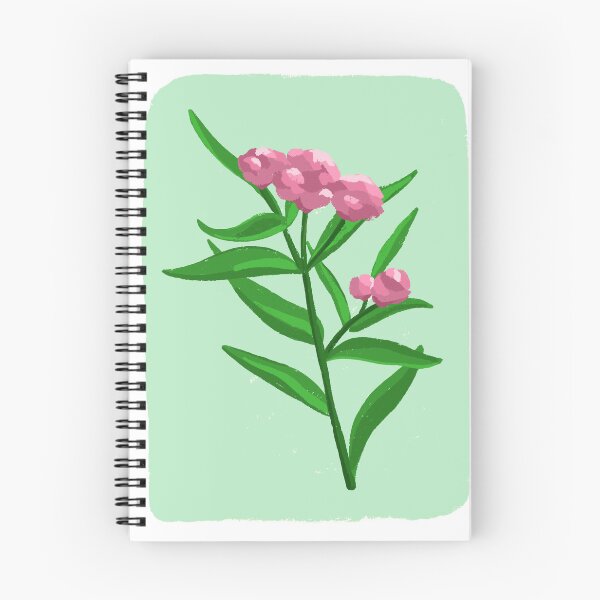 Item preview, Swamp Milkweed Native Plant Cute Art Drawing designed and sold by ShannonSArtwork.
