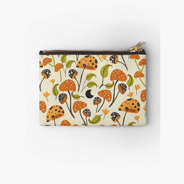 Item preview, Ditsy retro mushroom land  designed and sold by mitalim.