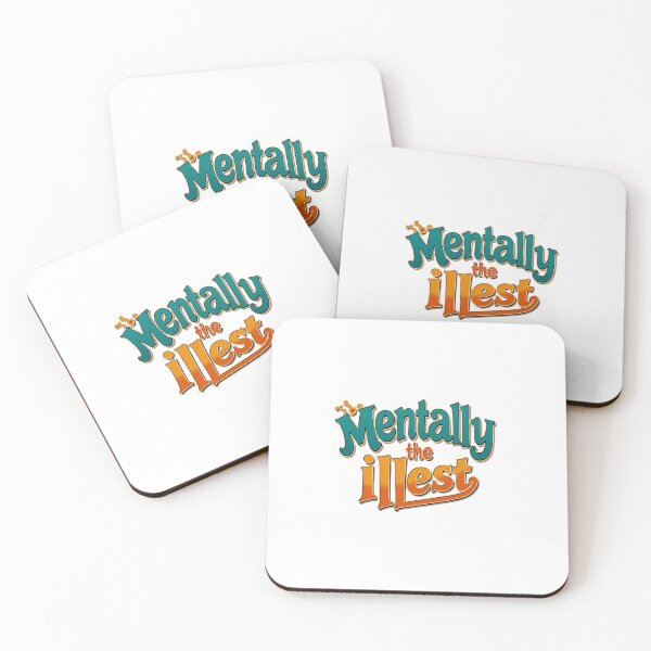 Item preview, Retro gradient Mentally the illest - funny mental illness saying  designed and sold by SkeletonsDanger.