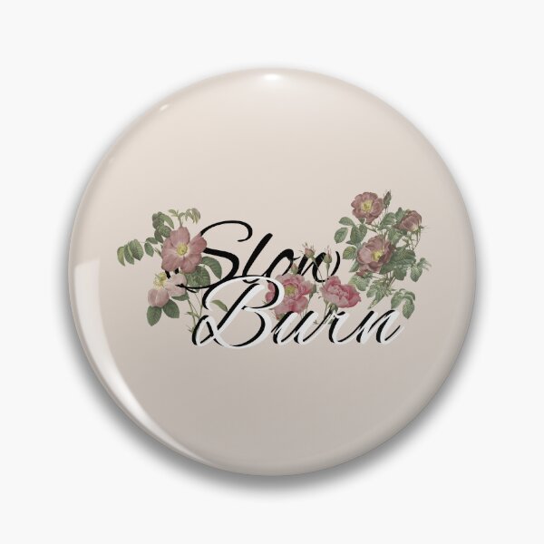 Item preview, Slow Burn – Romantic Readers Aesthetic T-Shirt & Book Lover Merch designed and sold by Favbookshelf by Manik.