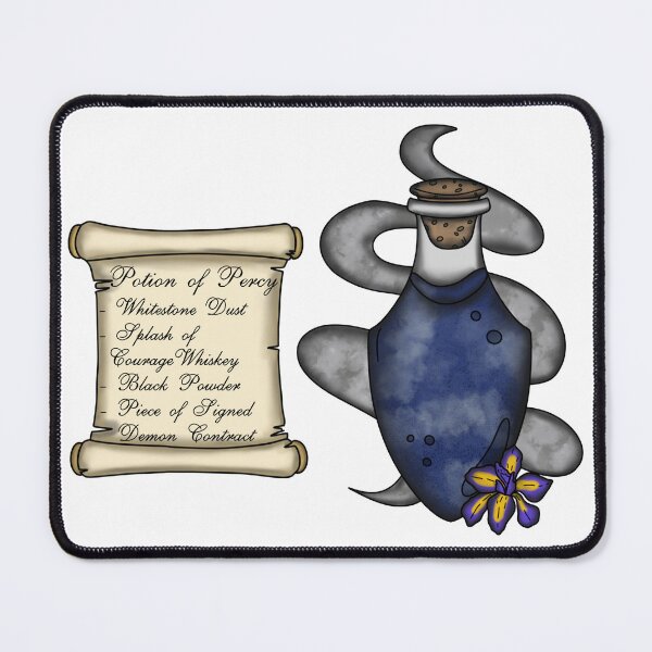 Item preview, Percival De Rolo Potion Bottle and Ingredient List designed and sold by LunarAshes.