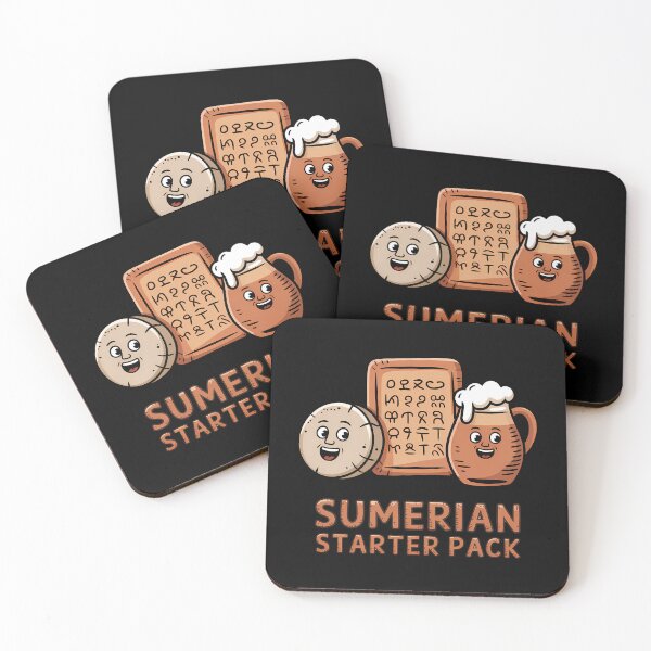 Item preview, Sumerian Starter Pack Ancient Essentials Wheel Writing Beer designed and sold by SurrealArtSzysz.