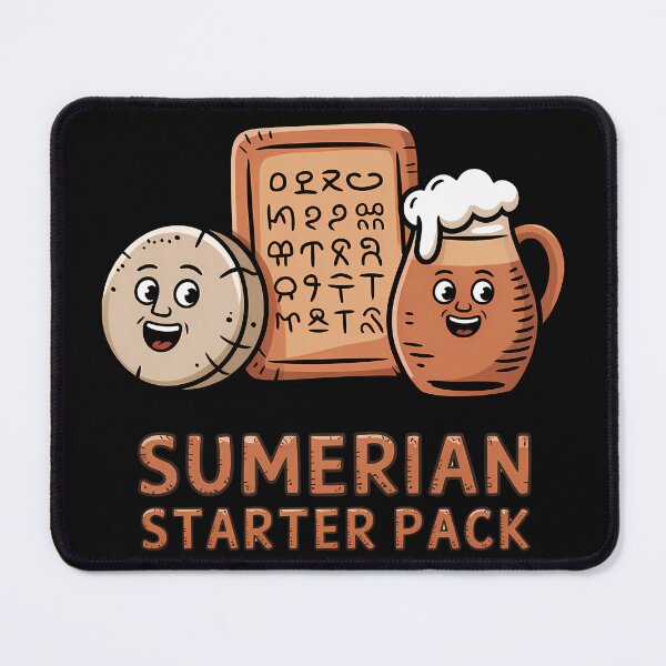 Item preview, Sumerian Starter Pack Ancient Essentials Wheel Writing Beer designed and sold by SurrealArtSzysz.