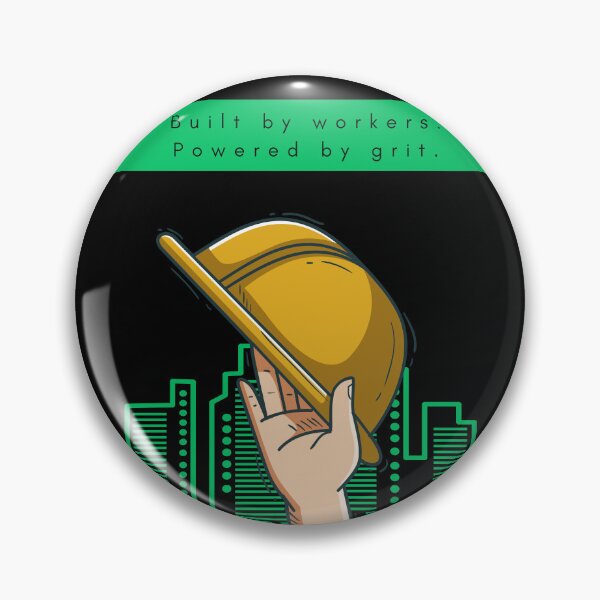 Item preview, Built by Workers, Powered by Grit | Strength and Hustle designed and sold by THKR-Co.