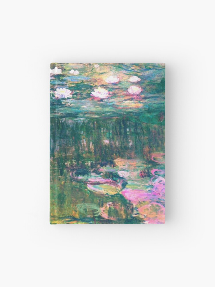 Thumbnail 1 of 3, Journal, Water Lilies monet designed and sold by PureVintageLove.