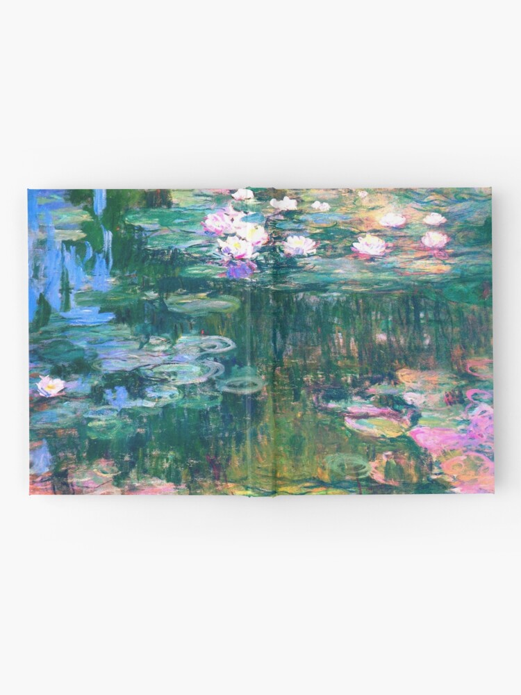 Thumbnail 2 of 3, Journal, Water Lilies monet designed and sold by PureVintageLove.