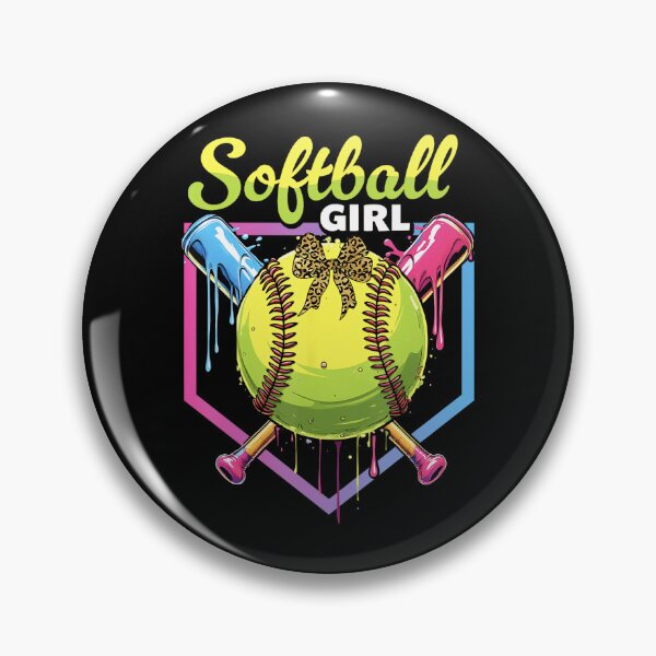 Item preview, Softball Drip Girls Ice Cream Drip Youth Softball Girl Bow designed and sold by Filek-mable.