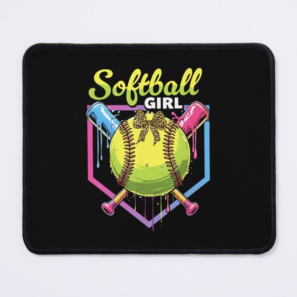 Item preview, Softball Drip Girls Ice Cream Drip Youth Softball Girl Bow designed and sold by Filek-mable.