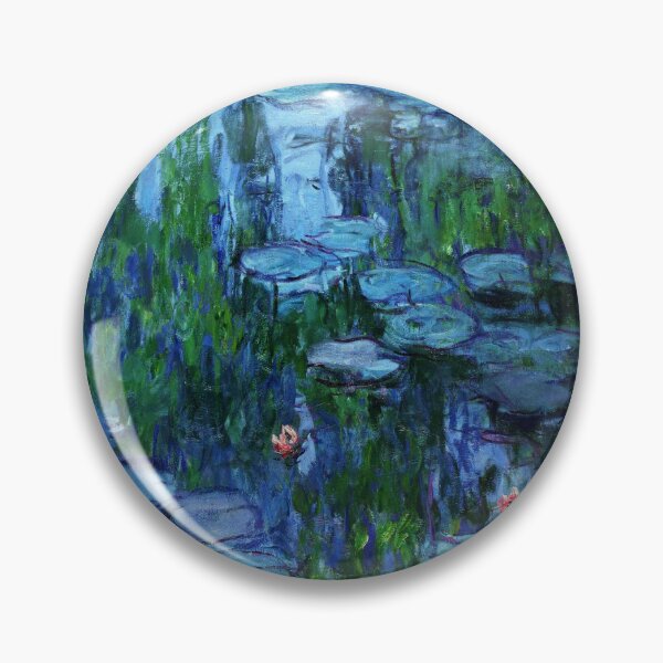 Item preview, Claude Monet Water Lilies / Nymphéas deep color designed and sold by PureVintageLove.