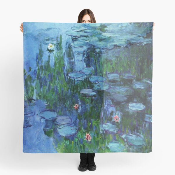 Item preview, Claude Monet Water Lilies / Nymphéas deep color designed and sold by PureVintageLove.
