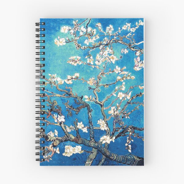 Item preview, Vincent Van Gogh almond blossoms turquoise ocean designed and sold by PureVintageLove.