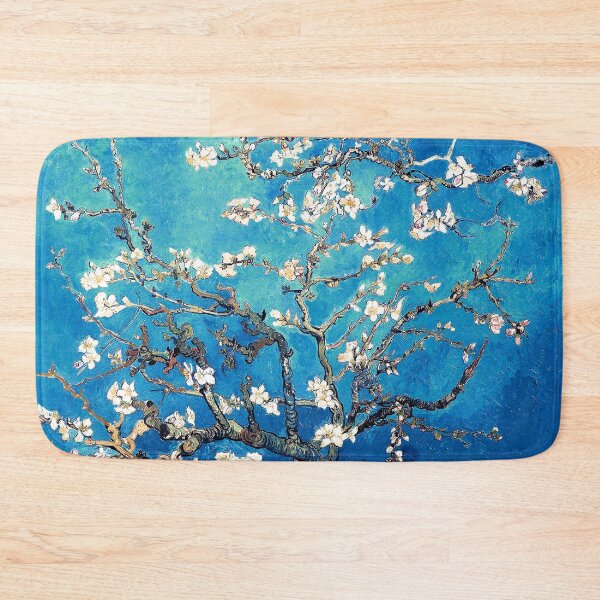 Item preview, Vincent Van Gogh almond blossoms turquoise ocean designed and sold by PureVintageLove.