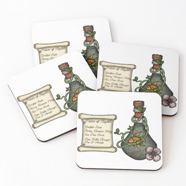 Item preview, Keyleth Potion Bottle and Ingredient List designed and sold by LunarAshes.