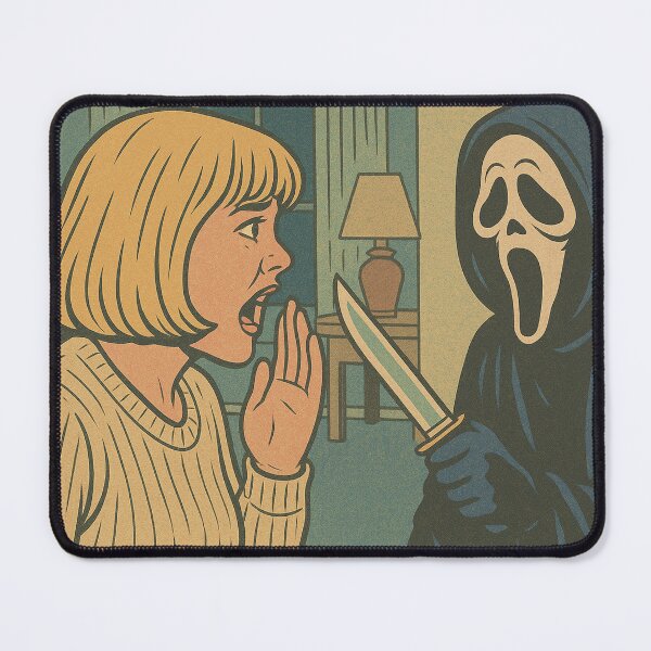 Artikelvorschau, Scream, Horrorfilm 90er, Slasher kommt entworfen und verkauft von Mauswohn.
