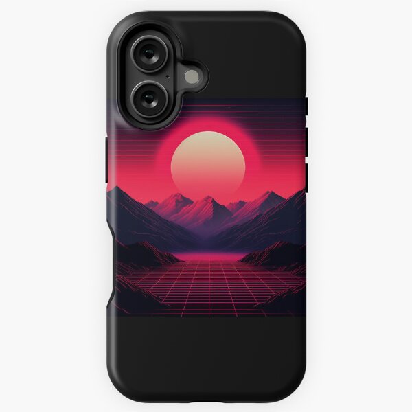 Vista previa del artículo con la obra «Atardecer Vaporwave», diseñado y vendido por da90bbx.