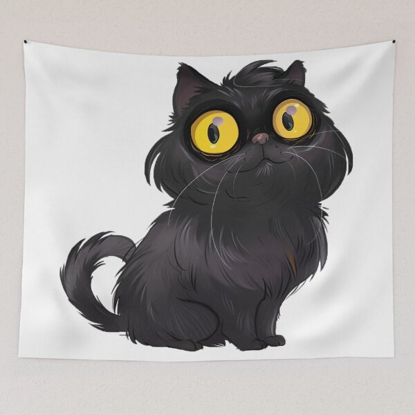 Item preview, Cute cartoon kitten designed and sold by Stickermagician.