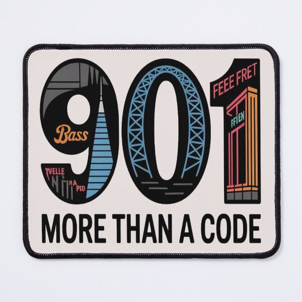 Item preview, 901 Pride: A Minimal Memphis Tribute designed and sold by Globalcitytees.