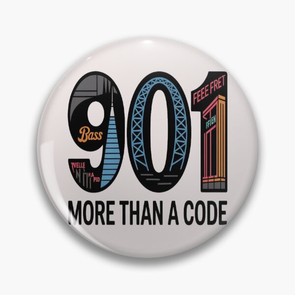Item preview, 901 Pride: A Minimal Memphis Tribute designed and sold by Globalcitytees.