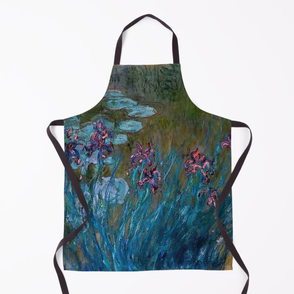 Item preview, Irises and Water Lilies Claude Monet 1917 designed and sold by PureVintageLove.