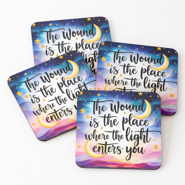 Item preview, The wound is the place where the Light enters you 8 designed and sold by Tom-Johnson.