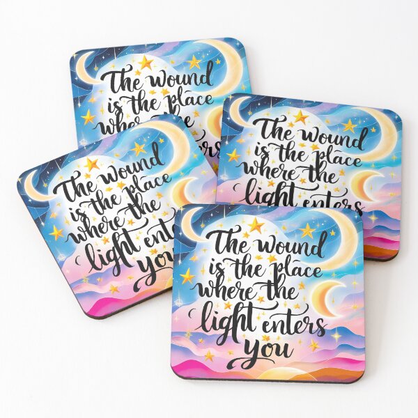Item preview, The wound is the place where the Light enters you 9 designed and sold by Tom-Johnson.