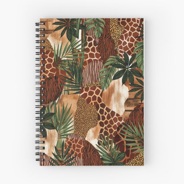 Item preview, Wild Safari Jungle Collage – Animal Prints & Tropical Leaves designed and sold by Karen MacKellar Designs.