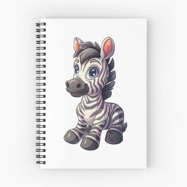 Item preview, Cute cartoon zebra designed and sold by Stickermagician.