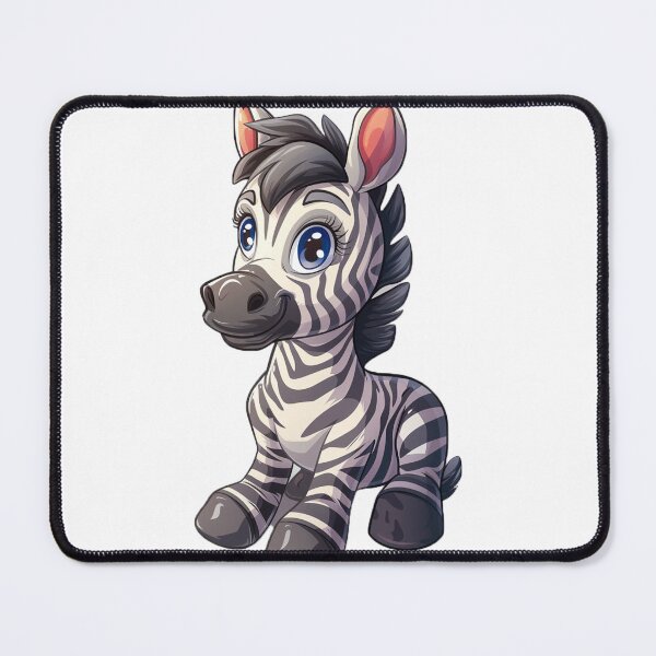 Item preview, Cute cartoon zebra designed and sold by Stickermagician.