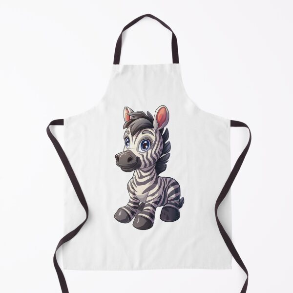 Item preview, Cute cartoon zebra designed and sold by Stickermagician.