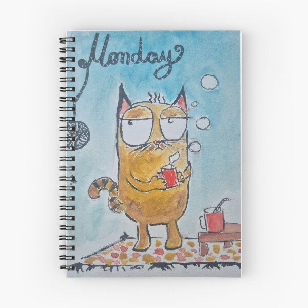 Item preview, Cat bored that its monday designed and sold by petiadi1.
