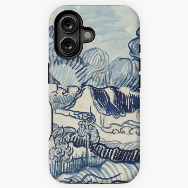 Item preview, Vincent Van Gogh Landscape With Houses 1890  designed and sold by PureVintageLove.