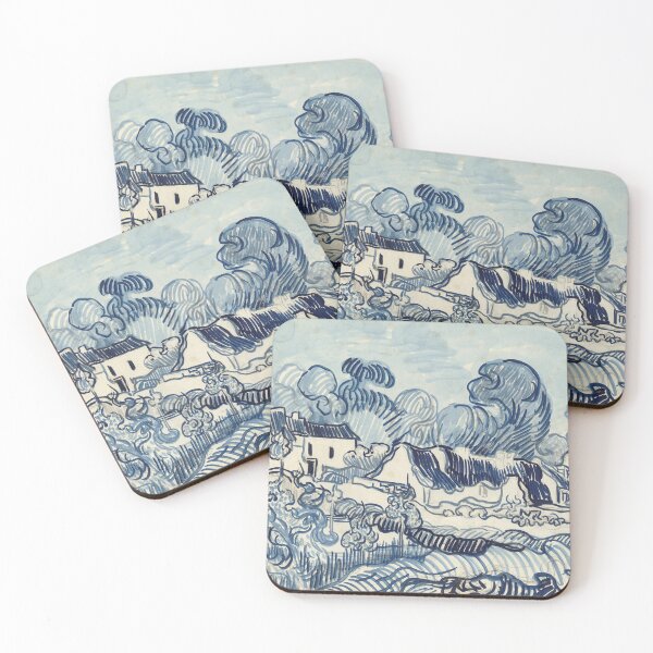Item preview, Vincent Van Gogh Landscape With Houses 1890  designed and sold by PureVintageLove.