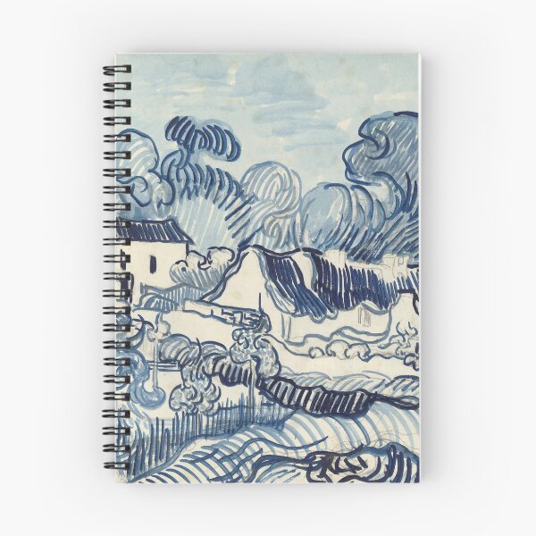 Item preview, Vincent Van Gogh Landscape With Houses 1890  designed and sold by PureVintageLove.