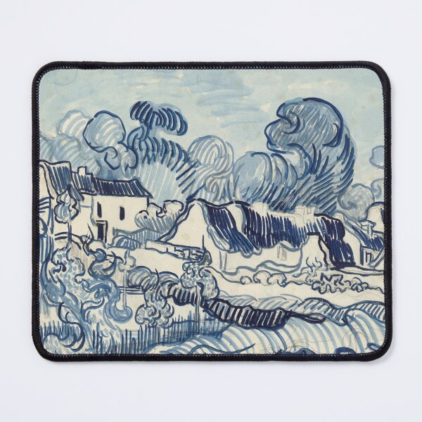Item preview, Vincent Van Gogh Landscape With Houses 1890  designed and sold by PureVintageLove.