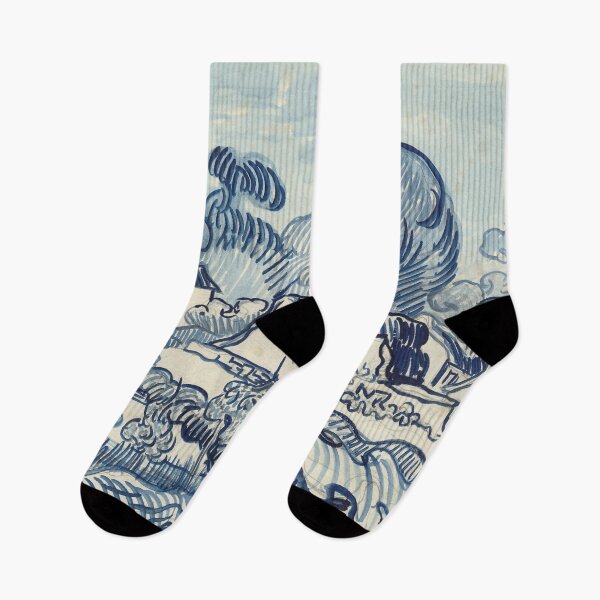 Item preview, Vincent Van Gogh Landscape With Houses 1890  designed and sold by PureVintageLove.