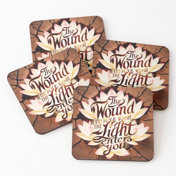 Item preview, The wound is the place where the Light enters you 12 designed and sold by Tom-Johnson.