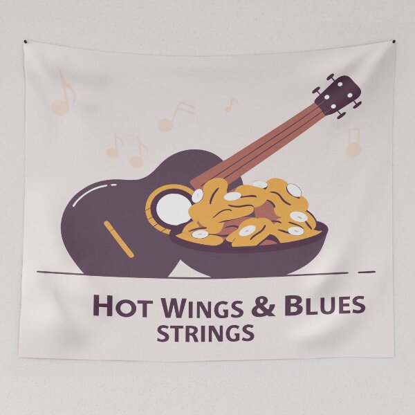 Item preview, Hot Wings & Blues Strings: A Taste of Tennessee  designed and sold by Globalcitytees.