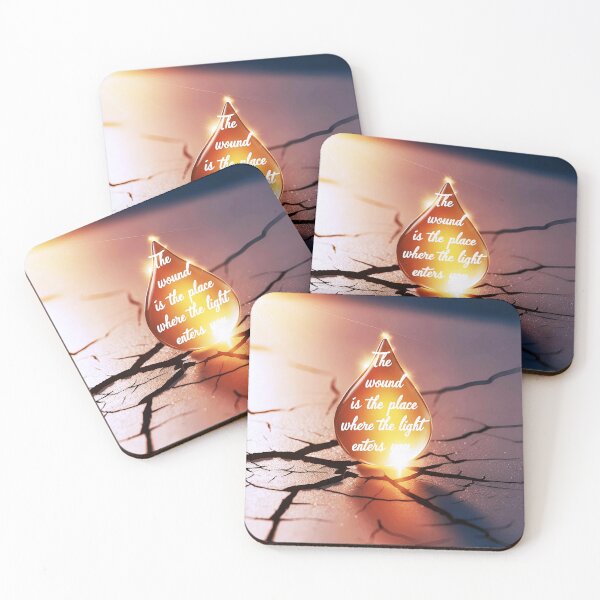 Item preview, The wound is the place where the Light enters you 13 designed and sold by Tom-Johnson.