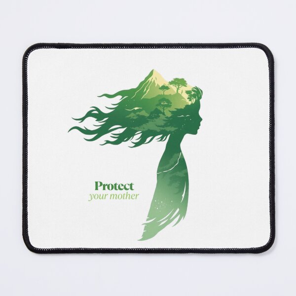 Item preview, protect your mother nature environmental art designed and sold by RedOrBlueIts4U.