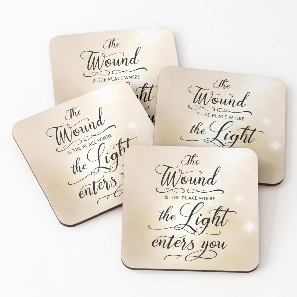 Item preview, The wound is the place where the Light enters you 15 designed and sold by Tom-Johnson.