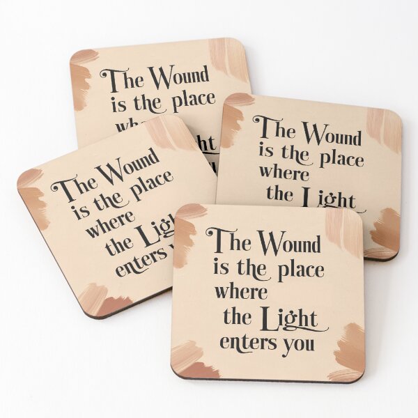 Item preview, The wound is the place where the Light enters you 16 designed and sold by Tom-Johnson.