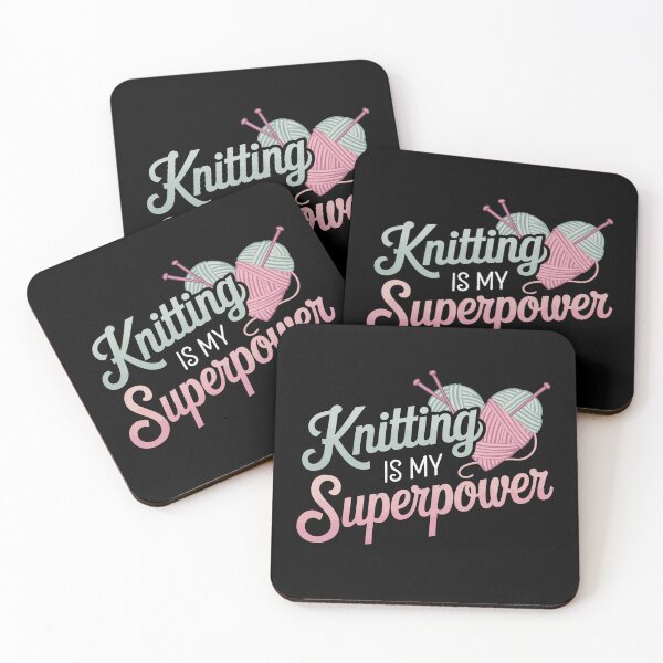 Item preview, Knitting is my superpower designed and sold by jkrphoto.
